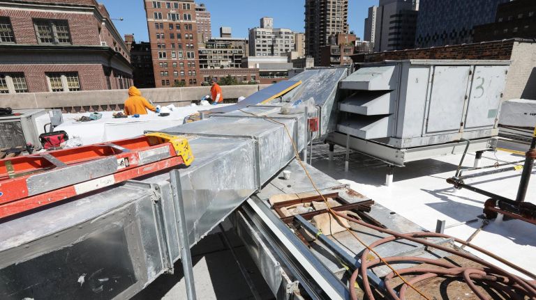 NYPL delays reopening of 67th Street branch after water damage 3 The renovations at the 67th Street Library included replacing the roof and upgrading the HVAC system.