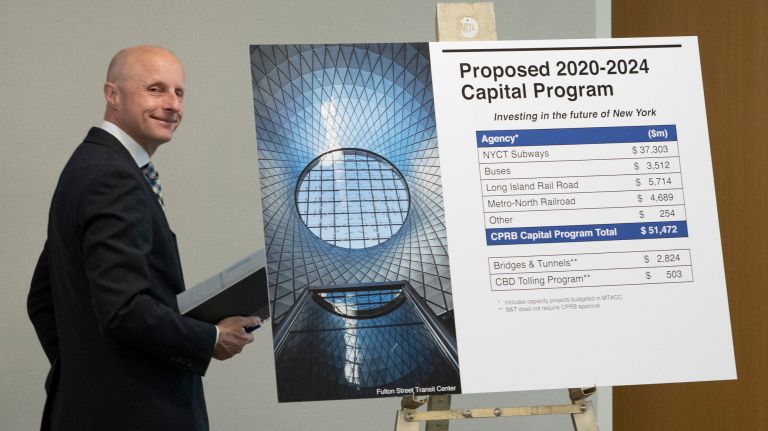 $51.5B would give huge push to NYC area mass transit 2 The MTA's New York City Transit president Andy Byford on Monday.