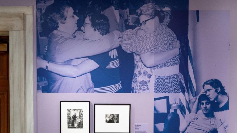 The "Stonewall 50" exhibition draws from the library's archive photos, particularly the work of photographers Kay Tobin Lahusen and Diana Davies. NDOK