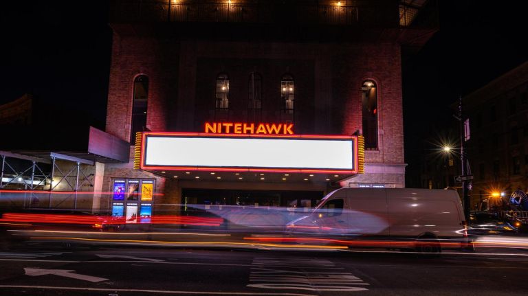 The exterior of the new Nitehawk.