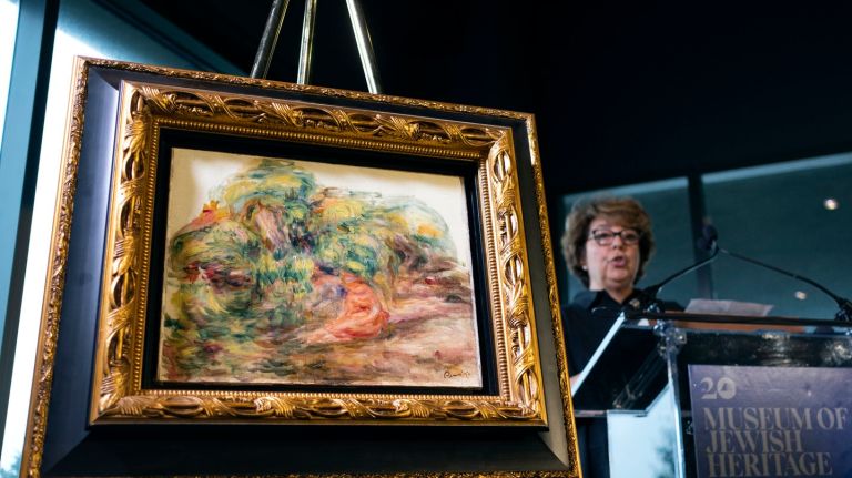 Renoir painting stolen by Nazis returned to its Jewish owner’s granddaughter 1 Pierre-Auguste Renoir's painting