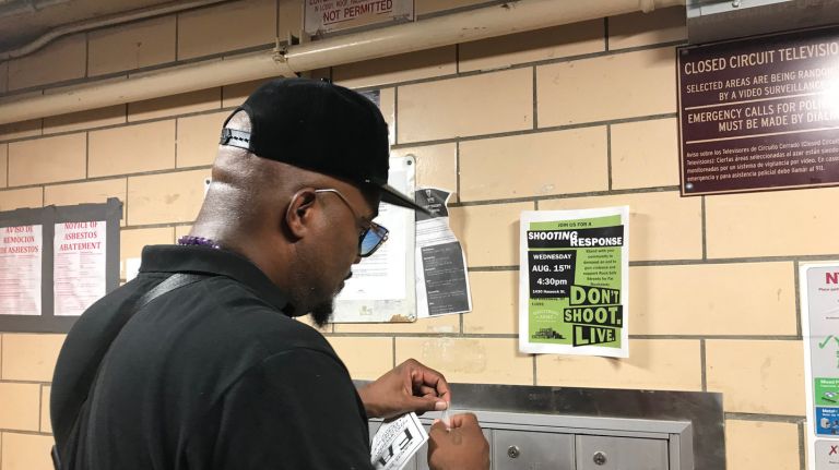 A community activist tries to help the healing in Far Rockaway, where 