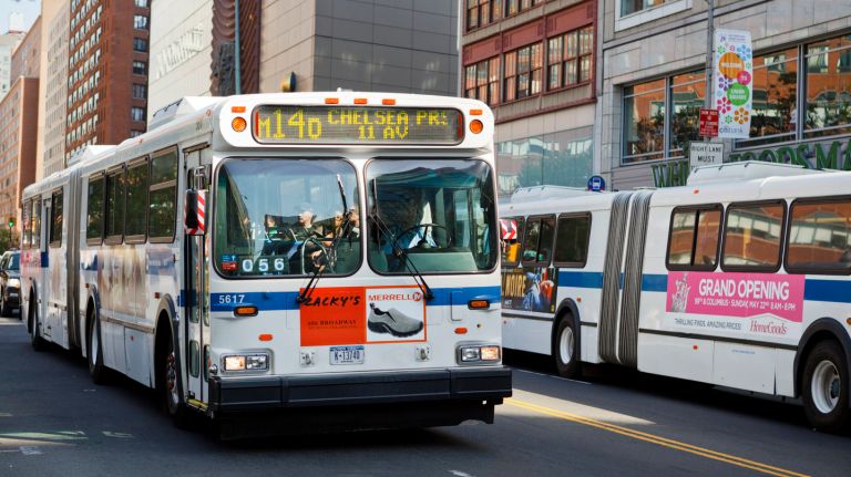 L train shutdown: MTA, DOT promise aggressive traffic enforcement of bus lanes 1 NYC Transit president Andy Byford said 80 buses per hour will run between Brooklyn and Manhattan during the L train shutdown.