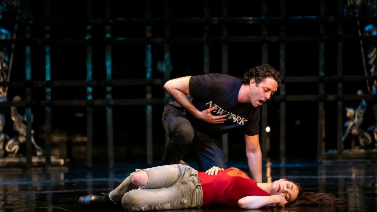 Inside ‘Phantom of the Opera,’ Broadway’s longest-running play 1 Kaley Ann Voorhees and Greg Mills perform onstage during an Inside Broadway tour of