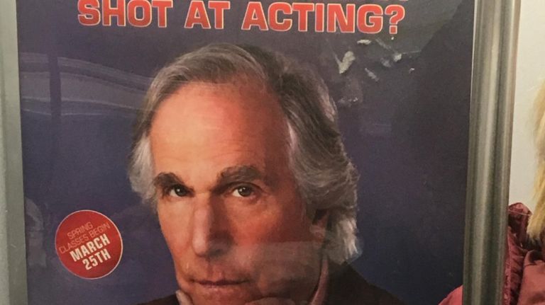 Acting class ads promoting 