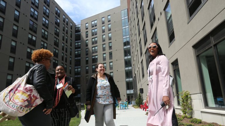 Turning hospitals into housing becoming an increasing trend, experts say 1 NYC Health + Hospitals/Kings County's long unusued psychiatric wing has been converted into housing known as Camba Gardens II.