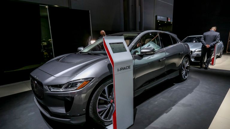 Catch a glimpse of the self-driving future at the New York Auto Show 1 The Jaguar 2019 I-Pace will be used by Waymo to test an autonomous ride-sharing service. GM is set to test self-driving cars in New York City this year. Are you ready?