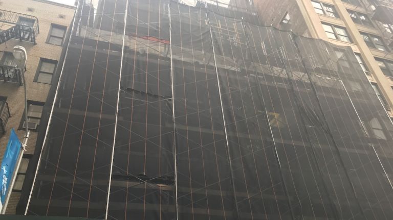 A construction worker died after he fell down an elevator shaft at 111 East 24th St. on Tuesday, Jan. 23, 2018, officials said.