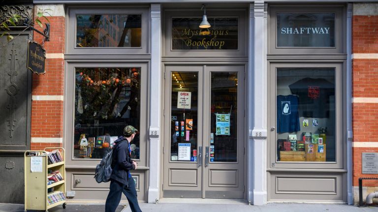 The Mysterious Bookshop is located at 58 Warren St.&nbsp;