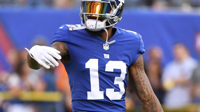 Odell Beckham Jr. could be a game-time decision for Sunday night's game.