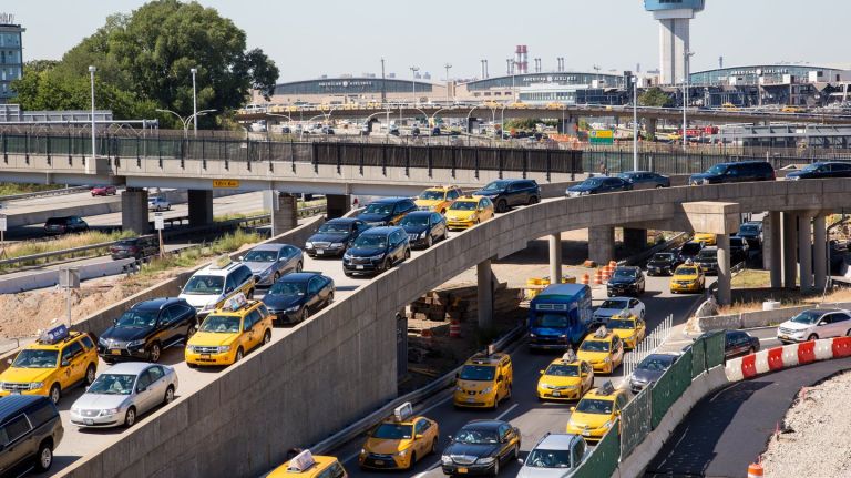 Mayor Bill de Blasio's traffic congestion plan won't cut down on commute time, Department of Transportation Commissioner Polly Trottenberg said on Wednesday, May 17, 2017.