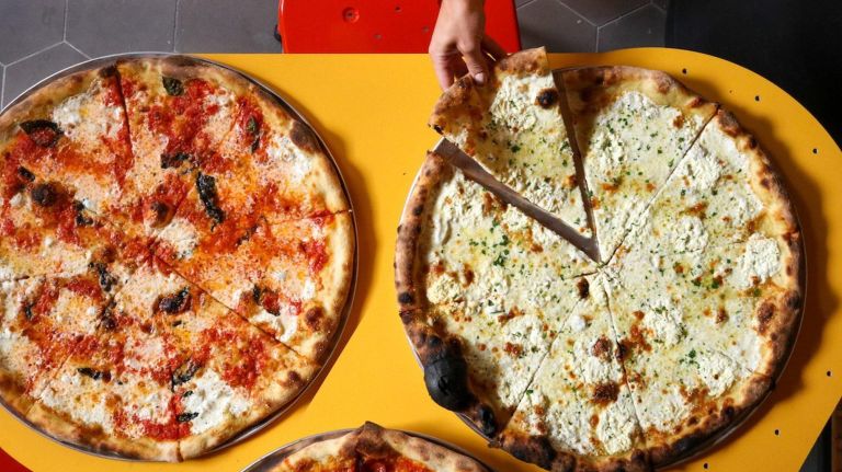 New restaurants in NYC include TacoVision in Midtown and Norm's Pizza, in Brooklyn 4 Norm's Pizza pies include spicy vodka, margherita, pepperoni and the classic cheese.