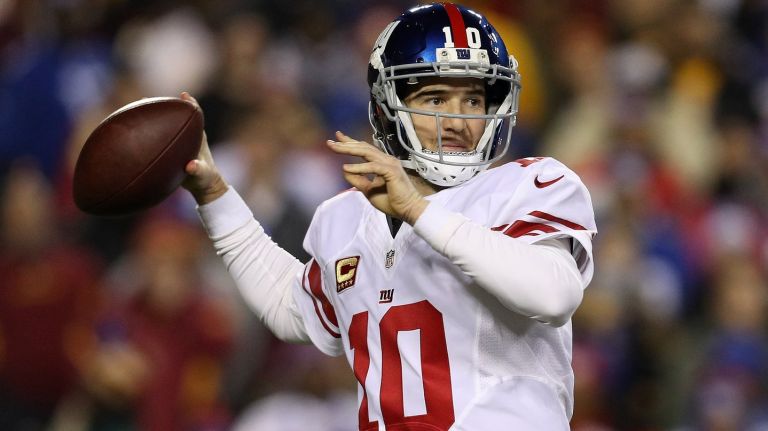 Eli Manning leads the Giants into their sixth playoff appearance since he was drafted in 2004.