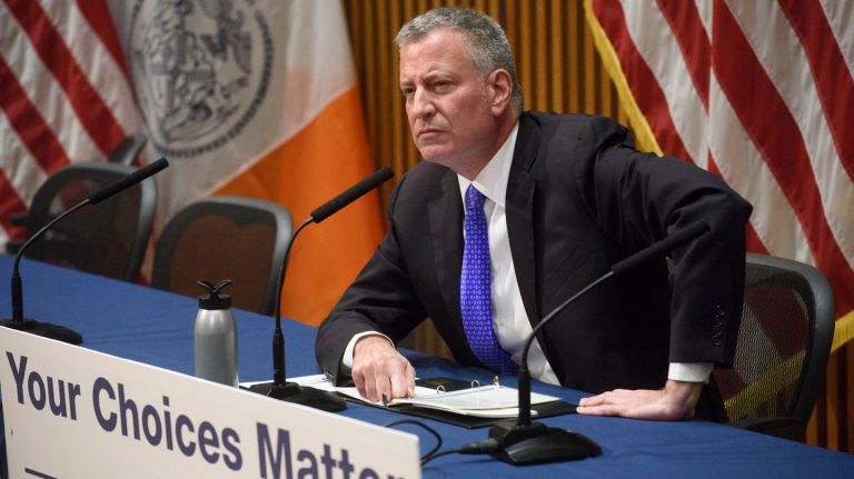 Mayor Bill de Blasio has an aggressive plan to build affordable housing. But fear of change may slow his progress -- and dim his hopes for reelection.