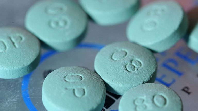 NYC National Prescription Pill Take-Back Day drop-off locations 1 New York City will take part in National Prescription Pill Take-Back Day on Saturday, Oct. 22, 2016, with 22 drop-off locations. Above, 80 mg Oxycontin tablets being dispenses in a pharmacy.