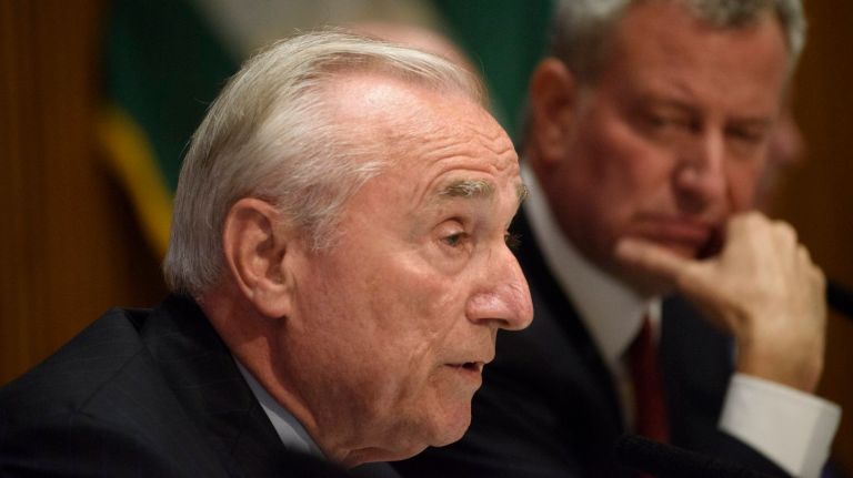 NYPD: Crime flatlined, shootings and murders down in first half of 2016 1 Violent crime has declined in the first half of the year compared to last year, NYPD Commissioner Bill Bratton and Mayor Bill de Blasio said on Monday, July 11, 2016.