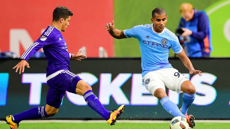Tony Taylor, right, has made five starts for New York City FC this season.