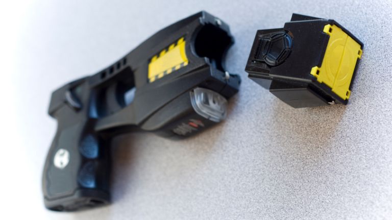 A New York City Department of Homeless Services employee allegedly Tasered his 15-year-old daughter, a law enforcement official said.