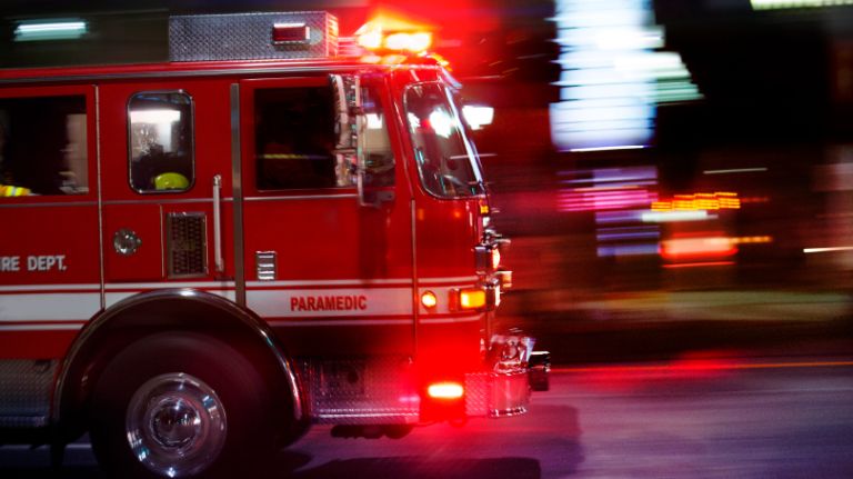 About 60 firefighters responded to a home in Queens early Sunday morning, the FDNY said. An 88-year-old man died in the fire, police said.