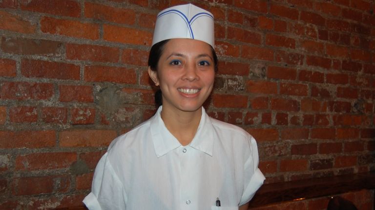 Angela Dimayuga of Mission Chinese Food on the Lower East Side is a James Beard Award semifinalist in the rising star chef of the year category.