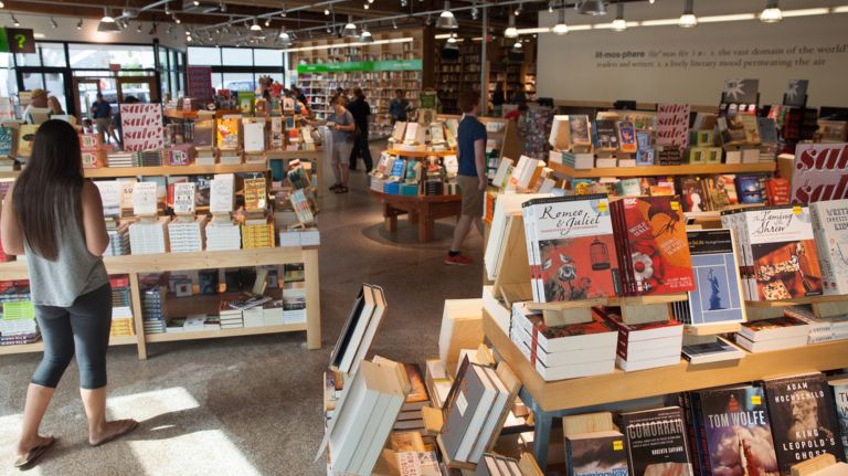 Powell's Books offers miles and miles of books in its aisles.&nbsp;