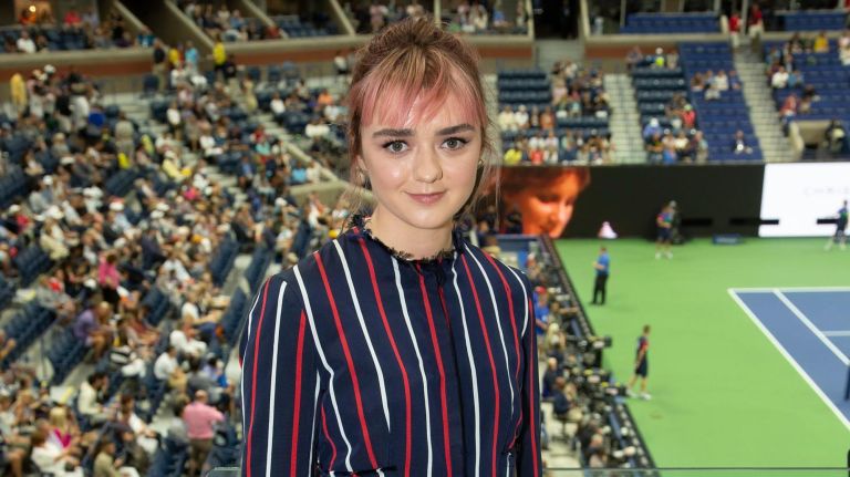 "Game of Thrones" star&nbsp;Maisie Williams posed for a photo at the&nbsp;Tennis Channel's Suite&nbsp;on Sept. 2.