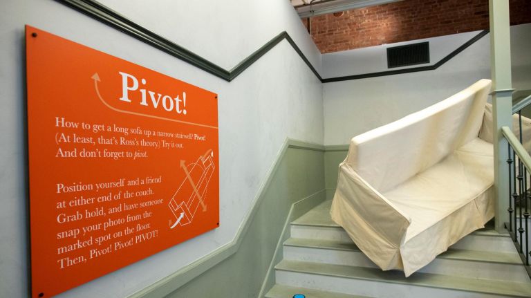 Step inside the 'Friends' pop-up: Photos 23 A pop-up exhibit featuring set recreations from "Friends" is on display at 76 Mercer St in NYC on Sep. 5, 2019.