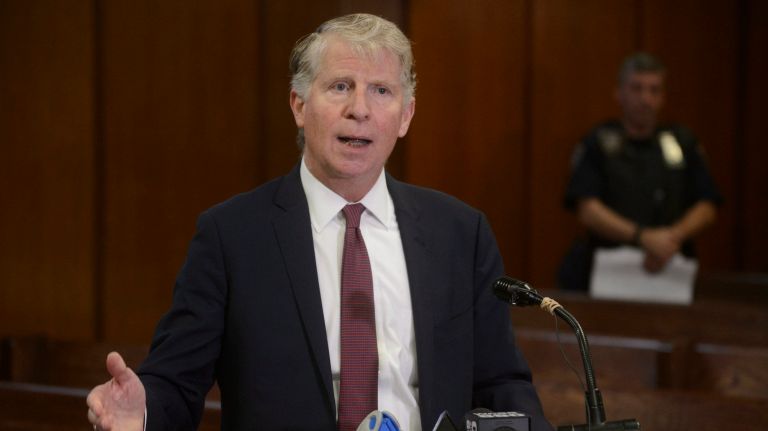 Manhattan District Attorney Cyrus Vance, seen on Sept. 12, 2018, announced the indictments of three alleged dark web drug peddlers on Tuesday.