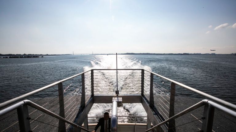 NYC Ferry service: What to know about the commuter boats 3 A Manhattan-bound NYC Ferry.