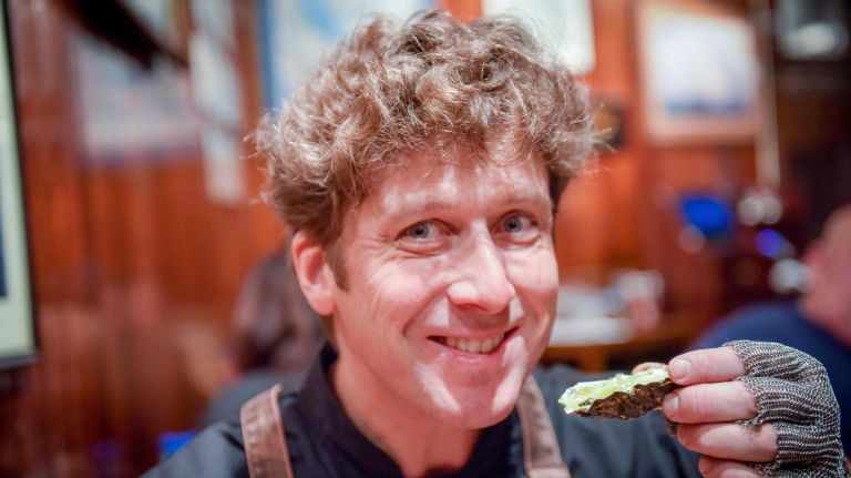 Patrick McMurray is a professional oyster shucker, an oyster sommelier and holds a Guinness World Record for shucking oysters.