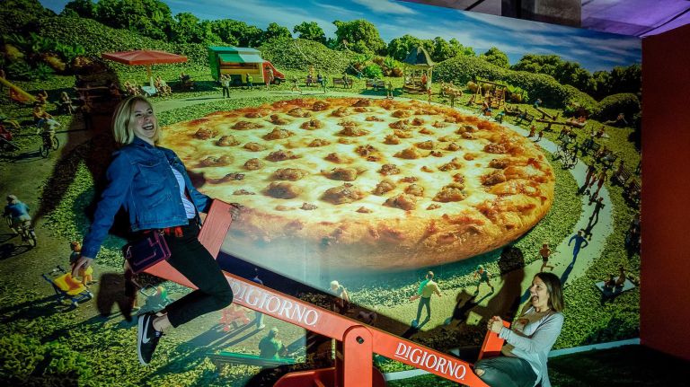 The opening of the Museum of Pizza on Wythe Avenue in Williamsburg, Friday, Oct. 12, 2018