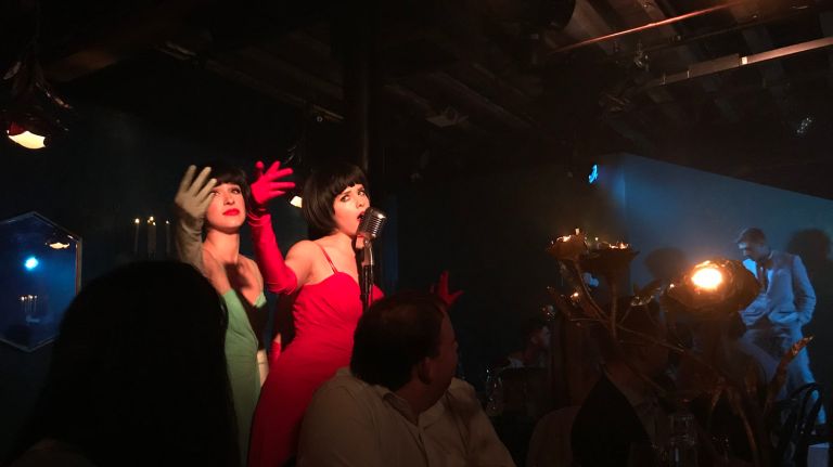 Yes, you will be interacting at this dinner party.