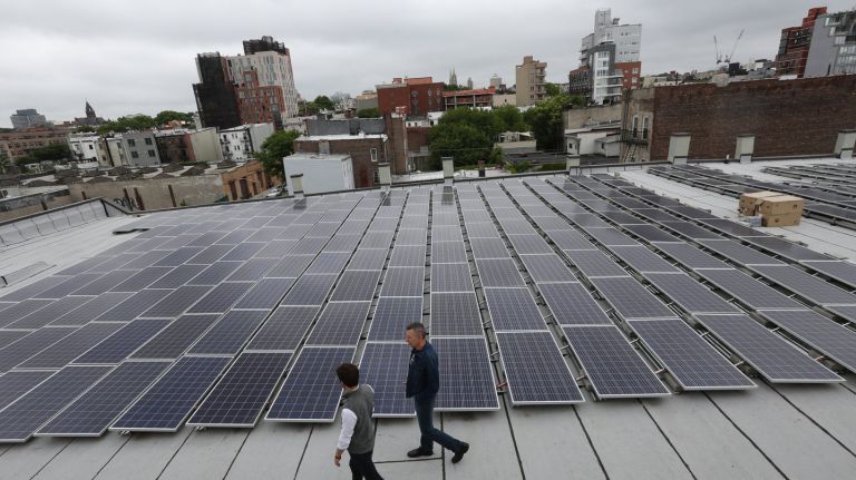 The Carroll Street Community Solar Farm in Gowanus will generate enough energy to power more than 20 New York City households, and is awaiting Con Edison approval before launching.