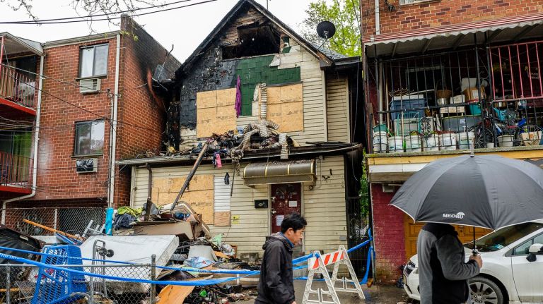 Firefighters returned to the location on Saturday and found an unconscious and unresponsive 39-year-old man inside the home on Case Street, police said.