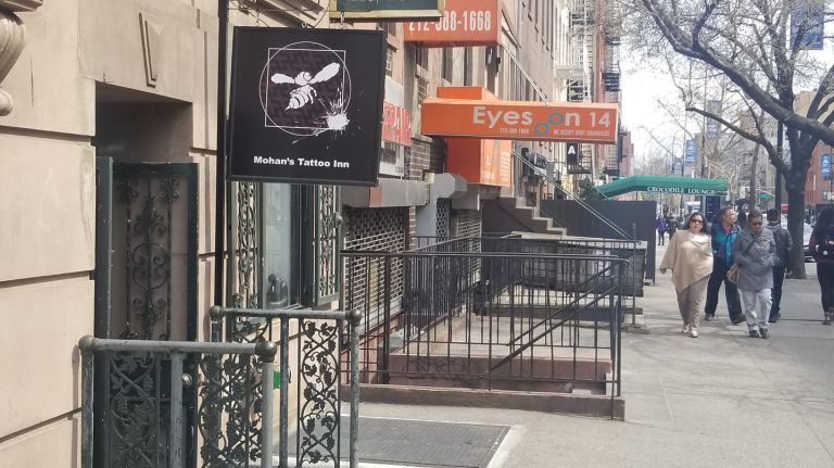 Mohan's Tattoo Inn recently opened at 309 E. 14th St. in Manhattan.