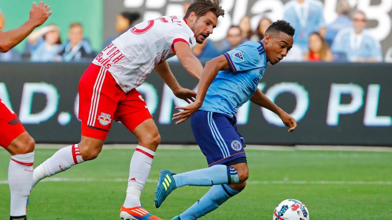 Jonathan Lewis, 20, is six games into his professional career for NYCFC.