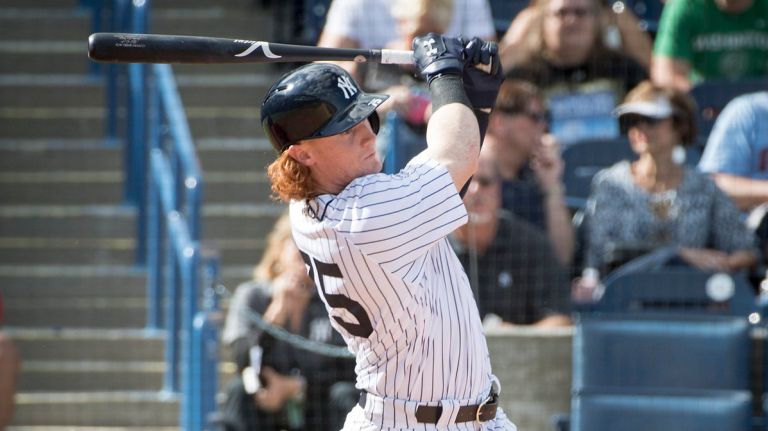 Clint Frazier hit 16 home runs in 119 games last season, splitting time between Double A and Triple A.