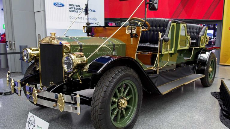 Horse carriages could be replaced by electronic vehicles like this prototype 1 Advocates are showing off this model horseless electronic carriage at the New York International Auto Show.