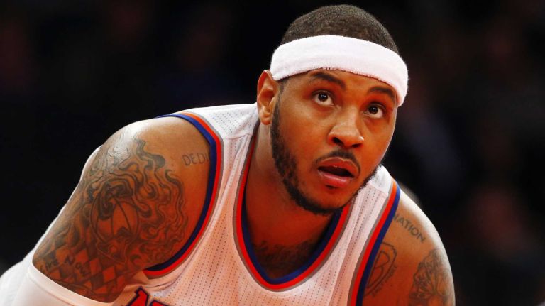 Melo named All-Star for 7th time 1 Carmelo Anthony looks on during a game against the Nets at Madison Square Garden. (Jan. 20, 2014)