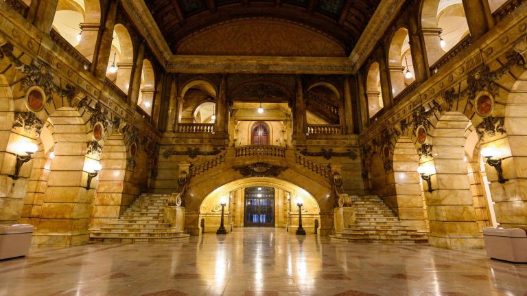 Municipal Archives offer a glimpse into New York City's history 3 The ornate lobby of the NYC Municipal Archives at 31 Chambers St.