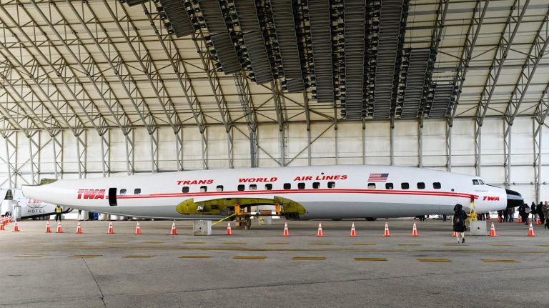 The fuselage of the aircraft is still being reassembled.&nbsp;