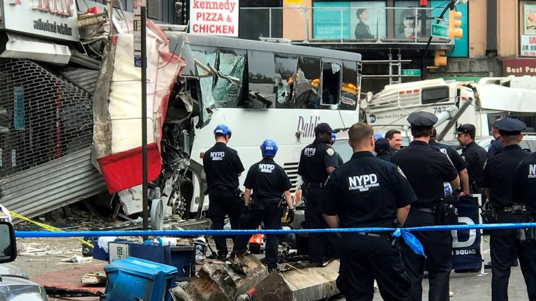 More charter bus enforcement is needed in the wake of the crash between a Dahlia bus and an MTA bus in September, city lawmakers said on Thursday, Oct. 26, 2017.