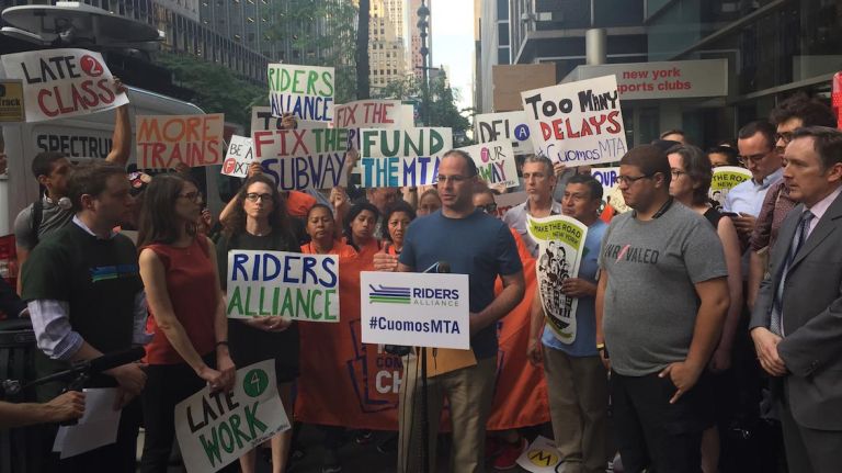 Rally at Cuomo’s Manhattan office: Advocates call for fixes to subway system 1 Transit activists will rally outside Gov. Andrew Cuomo's Manhattan office calling for fixes to the MTA subway system on Wednesday, June 28, 2017.