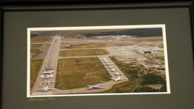 U.S. planes lined up on a Gander runway after they were grounded during the Sept. 11 terror attacks, and that's the setting of the new musical  