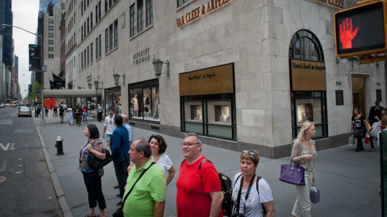 Van Cleef & Arpels; increase in commercial rent and real estate along Fifth Avenue, Monday, May, 12, 2014.