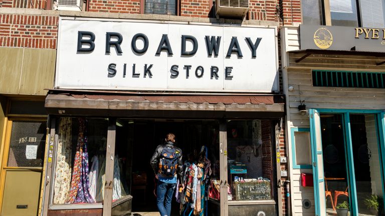 Broadway Silk Store on Broadway in Astoria, Thursday, March 15, 2018.