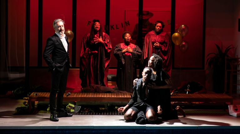 From left front, Alan Cumming, Ronald Peet and&nbsp;Charlayne Woodard&nbsp;in 