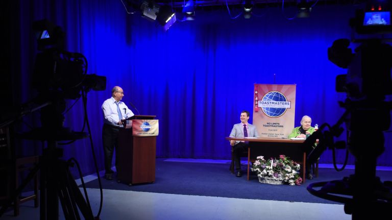 Staten Island's 'No Limits' Toastmasters chapter puts speakers on TV 4 "Toastmasters in the Community" is shown on public access TV on Spectrum channels.