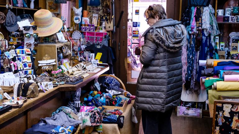 Broadway Silk Store on Broadway in Astoria, Thursday, March 15, 2018.