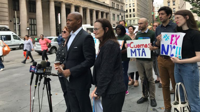 MTA infrastructure plan touted by lawmakers but needs funding 1 Funding for the MTA's Fast Forward Plan was discussed by lawmakers and advocates, including Brooklyn Borough President Eric Adams, on Thursday.